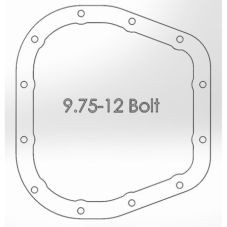 Afe Power 97-16 FORD V6-3.5L (TT); 12 BOLT-9.75IN REAR DIFFERENTIAL COVER (RAW; 46-70150